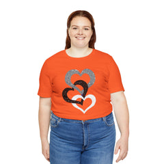 Triple Heart Design Tee