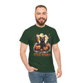 Black Cat And Pumpkin! Graphic Unisex Heavy Cotton Tee