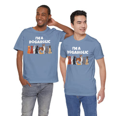 I'm a Dogaholic Unisex Jersey Tee - Perfect Gift for Dog Lovers