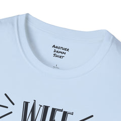 Wife Nurse Mom - Unisex Softstyle T-Shirt | Nurse Awareness,Medical Wear,Gift For Him,Scrubs Lover,Hospital Staff Gift,Gift For Her,RN