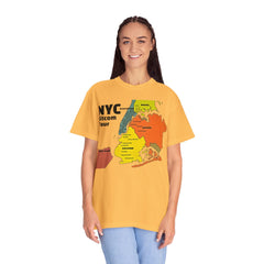 NYC Sitcoms Tour Comfort Colors T-shirt - Unisex Garment-Dyed