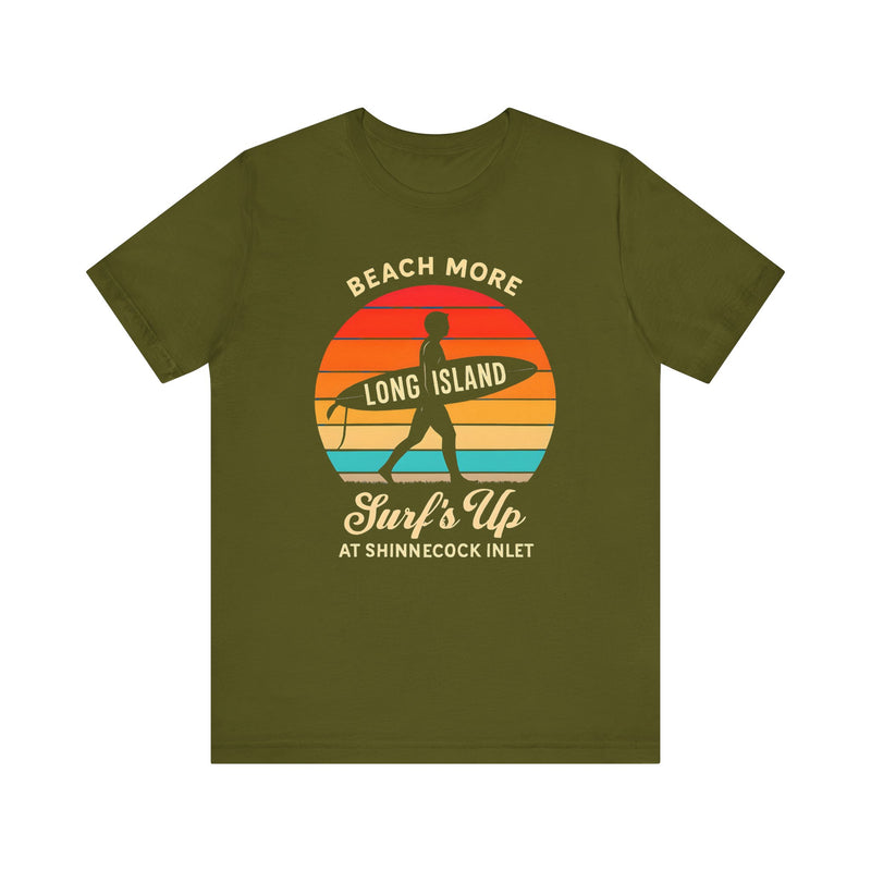 Shinnecock Inlet Beach Vibes Unisex Tee - Surf's Up Long Island | Summer Shirt