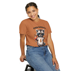 Even Baddies Get Saddies, Raccoon Comfort Colors Shirt