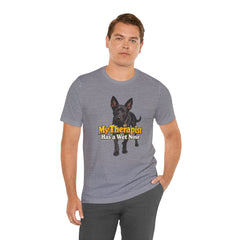 My Therapist Has A Wet Nose Personalized with your dog(s) image T-Shirt