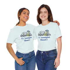 Éí Aanighóó Áhoolé Navajo The Truth Is Out There UFO Unisex Short Sleeve Tee