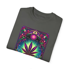 TAROT CARD WEED T Shirt, Vintage Style tee, Marijuana Leaf Graphic Tee, Weed Lover, Smoke Cannabis tee, Relaxed Fit tee, Stoner Lifestyle