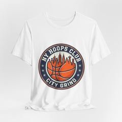 City Grind Varsity Basketball Tee | NY Hoops Club, streetwear collegiate
