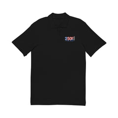 250 Years of Liberty with Jets Unisex Pique Polo Shirt (Embroidery)