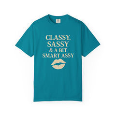 Classy Sassy T-shirt, Unisex Casual Top, Statement Tee, Gift for Her, Fashion Apparel, Birthday Humor Shirt