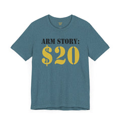 Arm Amputee Funny Quote - Unisex Short Sleeve Tee,Amputee Humor,Gift For Him,Gift For Her,Limb Awareness,Unique Amputee Gift,Ice Breaker