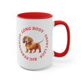 Dachsund Two Tone Accent Mug, 11oz 15oz