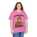 Cute But Spooky Halloween Raccoon! Graphic Unisex Heavy Cotton Tee