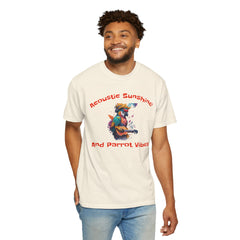 Acoustic Sunshine Parrot Vibes T-Shirt