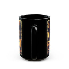 Time After Time Cyndi Lauper inspired full wrap with Lyrics Graphic - Black Mug (11oz, 15oz)