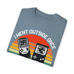 Retro Gamer Unisex T-Shirt - "I Went Outside Once"
