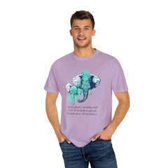 Elephants Graphic  Garment-Dyed T-shirt
