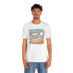 Coastal State of Mind Tee — Retro Beach Graphic T-Shirt
