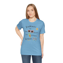 Summer Is — Graphic Tee (Sunglasses, Ice Cream & Sandals)