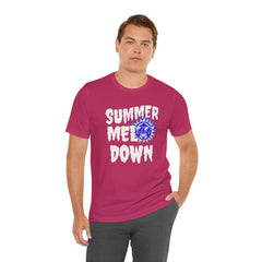 Summer Meltdown Graphic Tee — "Summer Melt Down" Sun Design