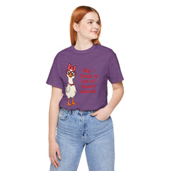 Teacher Valentine T-Shirt — "My Class Is Full of Sweet Hearts" Cute Duck Design