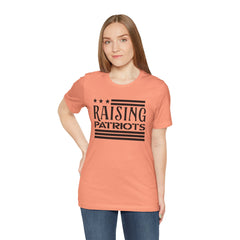Raising Patriots Tee – Americana Stars & Stripes Family Pride T-Shirt