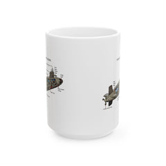 Submarine Magic Ceramic Mug - Fun Nautical Design for Coffee Lovers