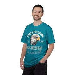 Your Home Town Personalized Eagle T‑Shirt — "Small Town, Big Heart"