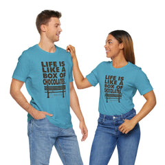 Inspirational Quote T-Shirt - Life is Like a Box of Chocolates