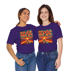 Inspired By AC DCs Highway To Hell - Graphic Unisex Jersey Short Sleeve Tee