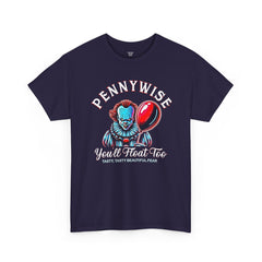 Horror Clown Red Balloon Tee — “You’ll Float Too” Graphic Shirt