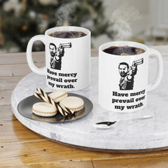 Have Mercy Prevail Over My Wrath - Rick Grimes Ceramic TWD Mug