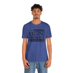 Raising Patriots Tee – Americana Stars & Stripes Family Pride T-Shirt