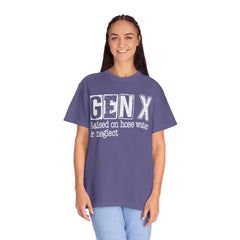 Raised on Hose Water and Neglect — Retro Graphic T-Shirt (Vintage Gift for Gen X)