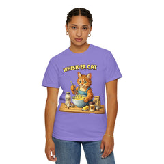 Whisker Cat Baking T-Shirt — Cute Cat Chef Graphic Tee