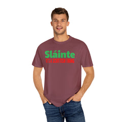 Old World Quote Unisex T-Shirt - 'Slainte It's A Scottish Thing'