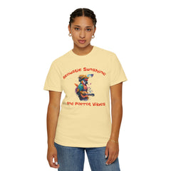 Acoustic Sunshine Parrot Vibes T-Shirt
