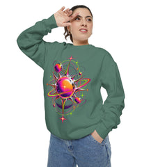 Cosmic Orbit Sweatshirt — Neon Planet Graphic Pullover