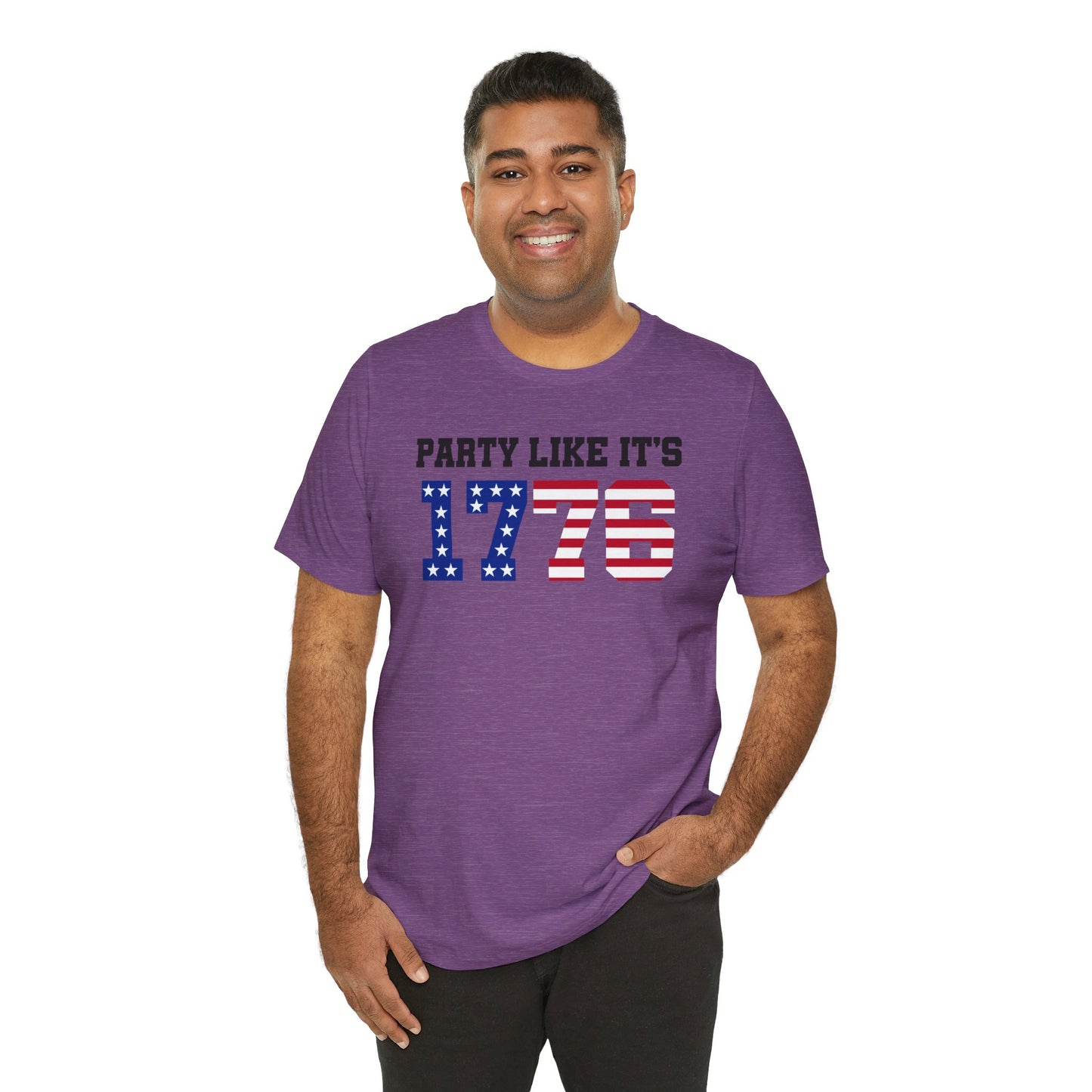 Party Like Its 1776, Graphic Unisex Jersey Short Sleeve Tee