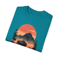 Yellowstone National Park Graphic, Comfort Colors Soft Relaxed Fit Unisex Garment-Dyed T-shirt