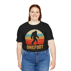 Retro Sunset Bigfoot Tee - Amputee Awareness T-Shirt