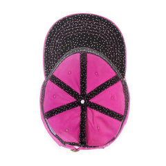 Women's SUMMER STRAWBERRY Pigment-Dyed Cap with Fashion Undervisor (Embroidery)