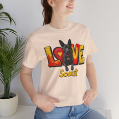 Personalized Love Your Dog T-Shirt — Designed with your dogs name and picture Graphic Tee