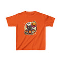 Cute Bat With a Pumpkin Balloon - Kids Heavy Cotton™ Tee