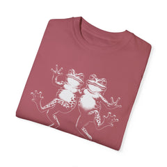 Frog Dancing Its Real, Retro Graphic Shirt, 90s Frog Tee, Nature Shirt, Dancing Frog Tee, Frog Lovers, Vintage Style Relaxed Fit T-shirt