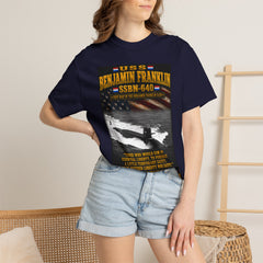 USS Benjamin Franklin SSBN-640 Submarine T-Shirt — Forty One for Freedom Military Tee