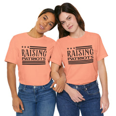 Raising Patriots Tee – Americana Stars & Stripes Family Pride T-Shirt