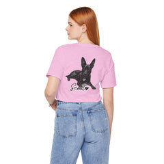 Dog Mom T-Shirt — Personalized Your Dog Image  Tee (Custom Name)