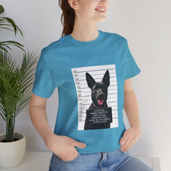 K9 Mugshot Personalized with your Dog T-Shirt