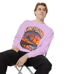 Brooklyn's Coney Island Sunset Sweatshirt - Comfort Colors Soft