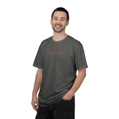 Nourish Minimalist Graphic T-Shirt  - Jewish Quiet Faith Gentle Earth-Tone Wellness